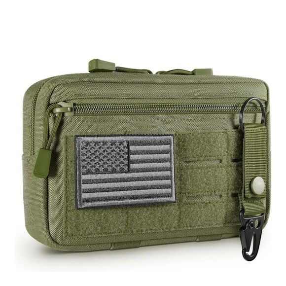 Amazon Green Messenger Bag with MOLLE System - Picture 1 of 6